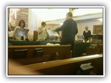 Bell Choir plays for Easter Sunday, March 27, 2016